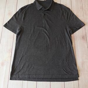 Lululemon charcoal jersey polo sz L